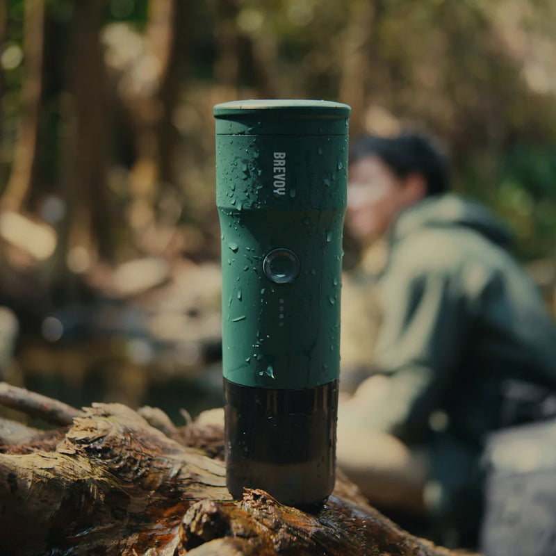 Portable Espresso Maker - Camping Green & More