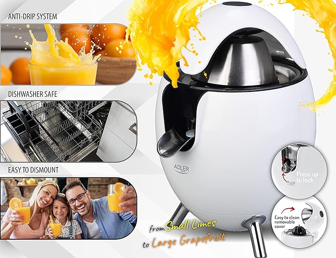 ✨HOT SALE 50% OFF ✨2025 Portable Automatic  Electric Citrus Juicer for Fruits & Vegetables. (2 𝐘𝐞𝐚𝐫𝐬 𝐖𝐚𝐫𝐫𝐚𝐧𝐭𝐲)