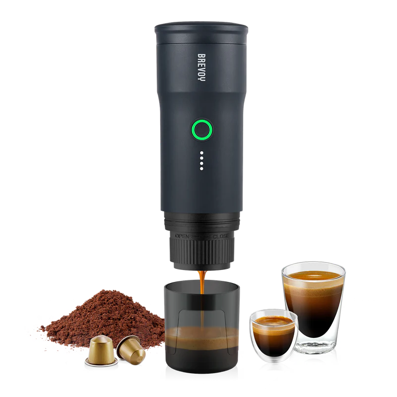 Portable Espresso Maker - Camping Green & More